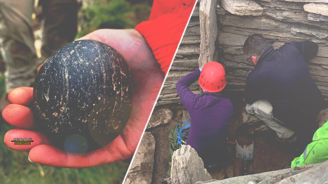 Hallan misteriosas esferas de piedra talladas, en una tumba de 5.500 años