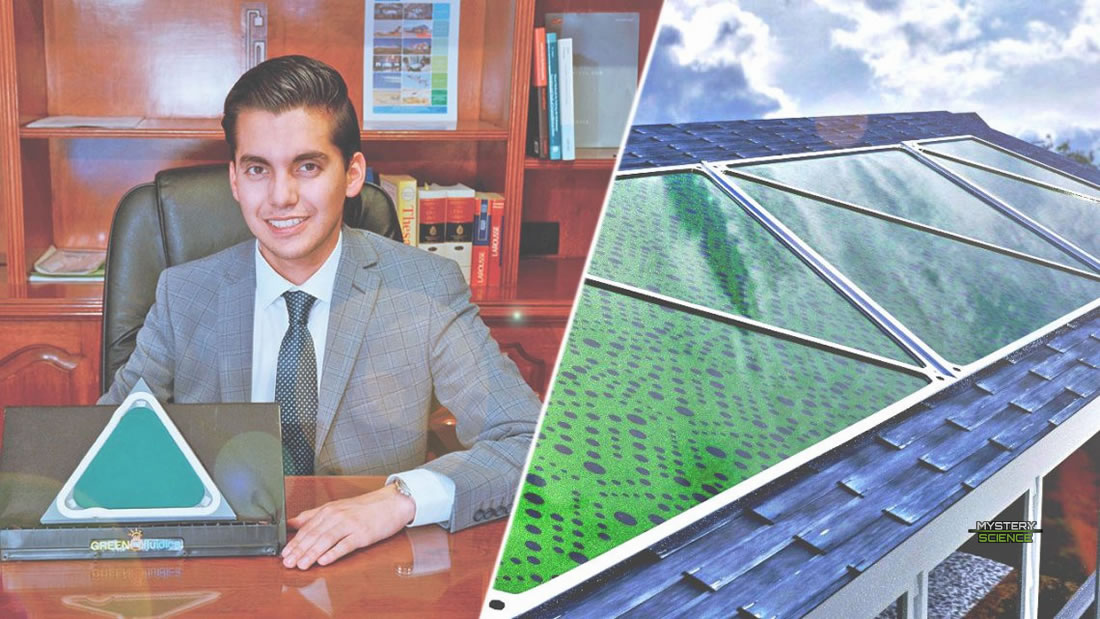 Inventor mexicano crea paneles solares que producen energía y limpian el aire al mismo tiempo