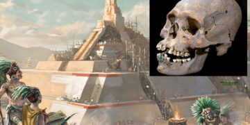Antiguo cráneo elongado con incrustaciones de pirita en los dientes hallado en Teotihuacán