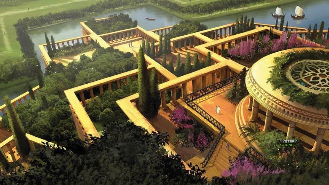 Los asombrosos Jardines Colgantes de Babilonia