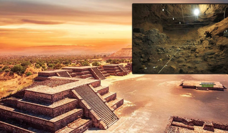 Misteriosas esferas doradas halladas en un túnel bajo las pirámides de Teotihuacán