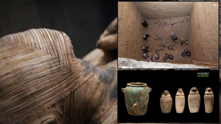 Hallan un depósito casi intacto con materiales de momificación en Egipto