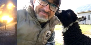 rescatista italiano que se niega a abandonar su refugio de animales en Ucrania