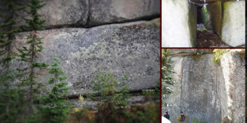 Colosales bloques de piedra hallados en ruinas megalíticas de Rusia