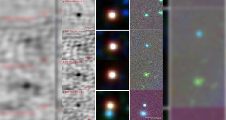 Calor residual captado en infrarrojo de las galaxias