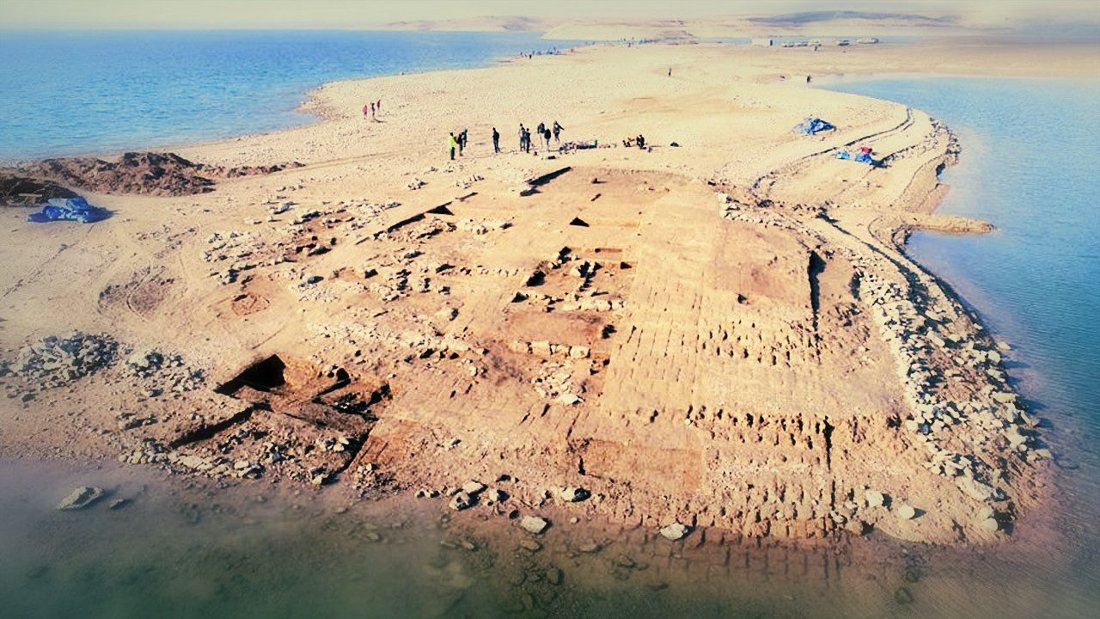 Ciudad de 3.400 años de antigüedad emerge del río Tigris