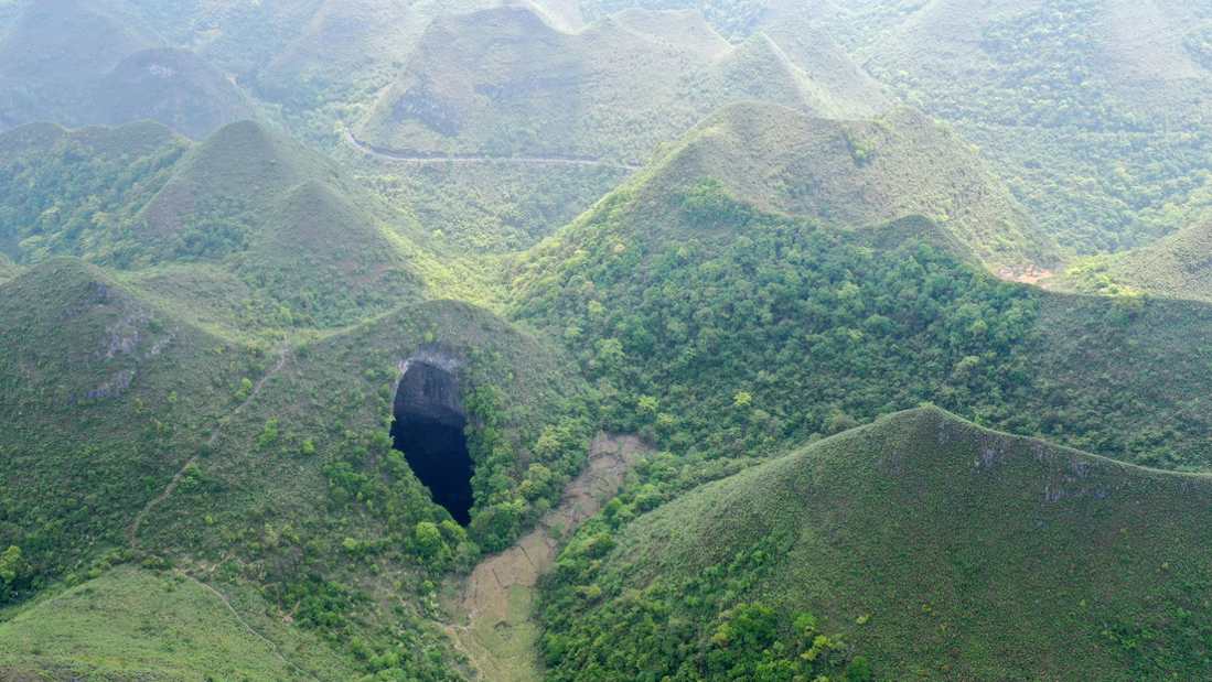 La fosa gigante descubierta en China