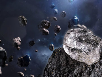 Descubren extraña estructuras de cristal de diamante dentro del meteorito «El cañón del diablo»