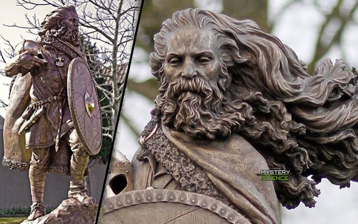 Estatua del rey Harald I de Noruega, apodado Cabellera Hermosa
