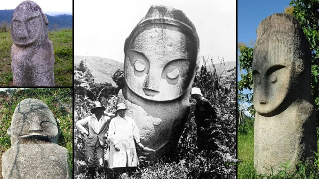 Asombrosas esculturas gigantes de Indonesia más antiguas que los moai de la Isla de Pascua