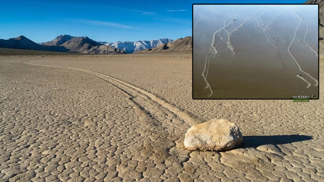 Las enigmáticas rocas del desierto que se desplazan solas