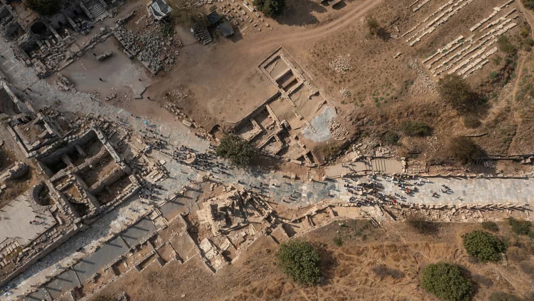 Descubren un barrio comercial de 1.400 años de antigüedad