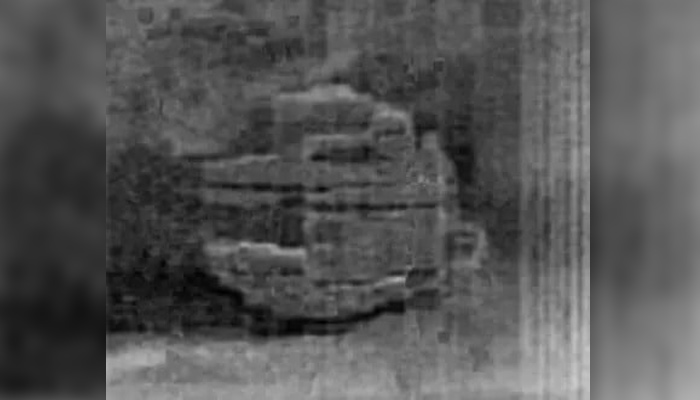 Imagen original del sonar durante su hallazgo