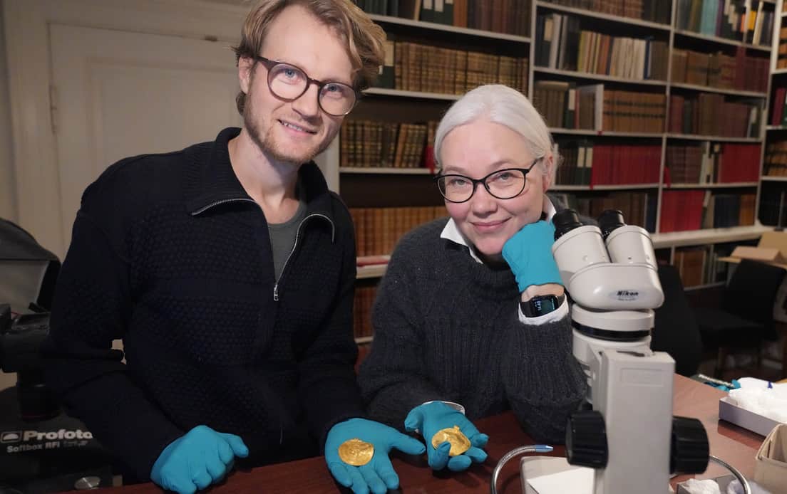 Los expertos Krister Vasshus (izq.) y Lisbeth Imer (der.)