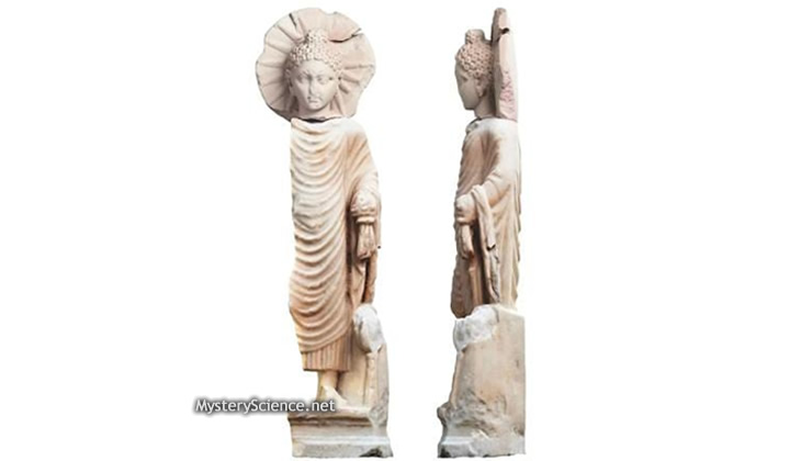 La estatuilla descubierta