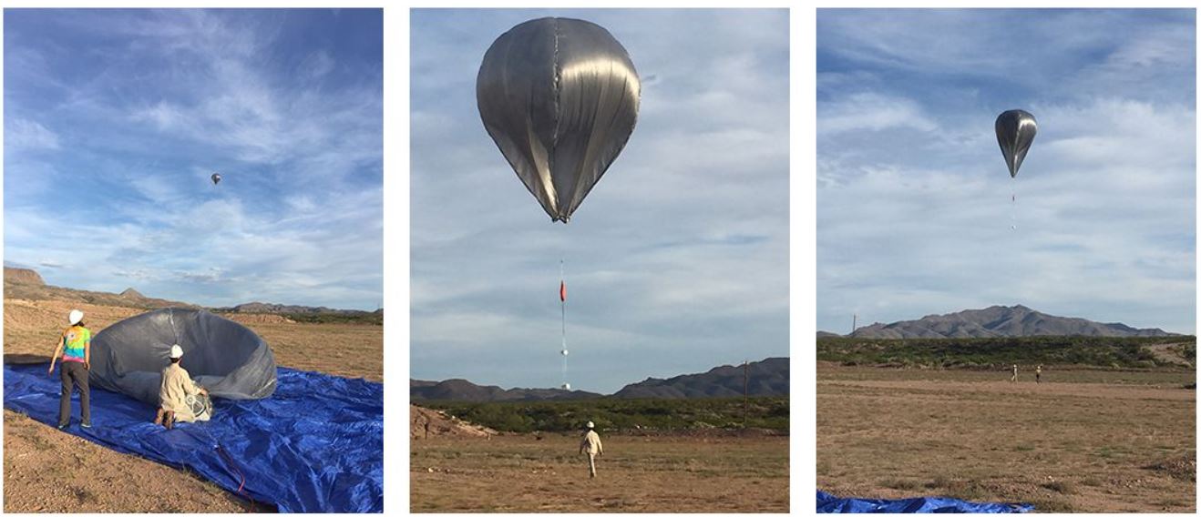 Bowman y su equipo construyen globos que miden entre 6 y 7 metros de ancho para recolectar datos de la estratosfera